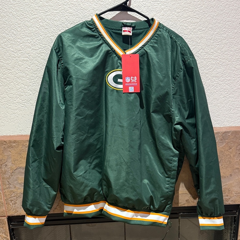 Starter Green and Yellow Men's Varsity Jacket